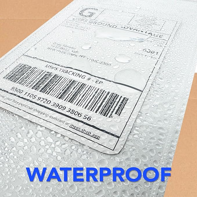 100 Count 9.5" x 12" Shipping Label Envelopes, Top Loading - Image 4