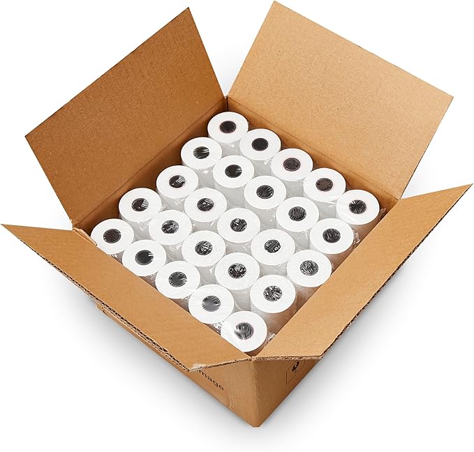 2-1/4" x 70' Thermal Paper 50 Rolls by WRBSUPPLY