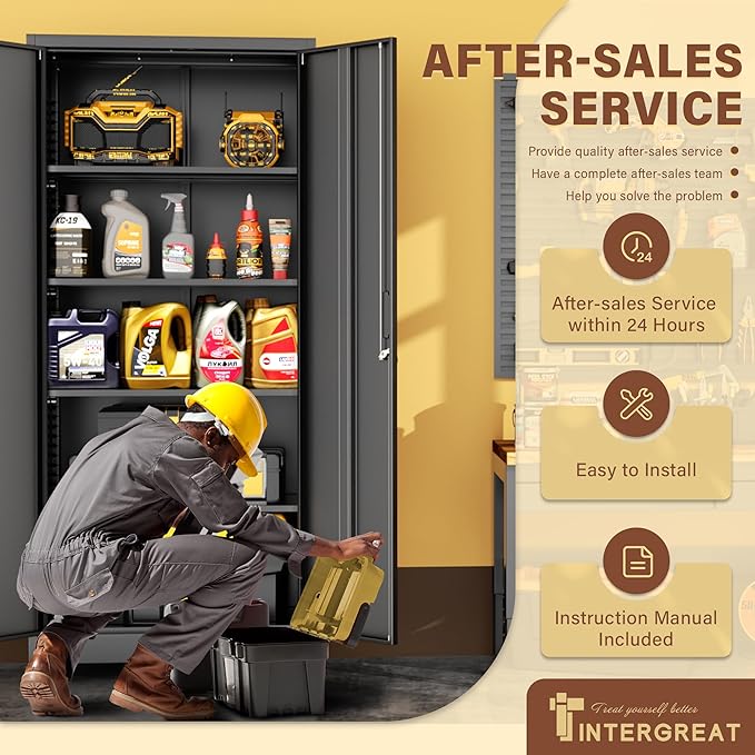 INTERGREAT Metal Storage Cabinet - Image 6