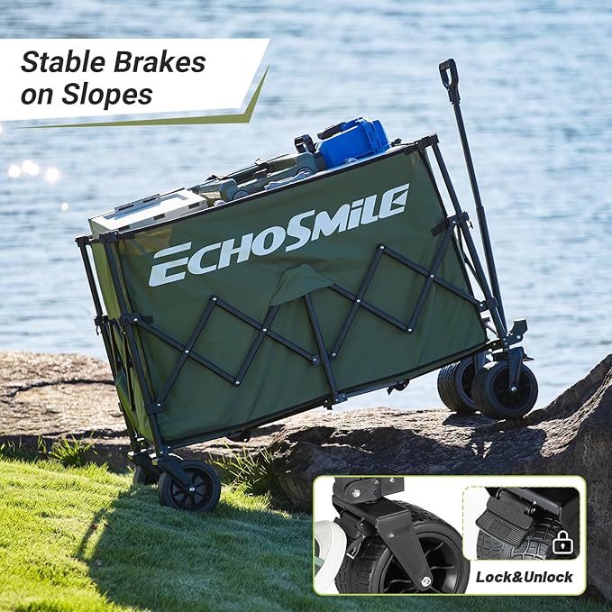 EchoSmile Collapsible Foldable Extended Wagon - Image 6
