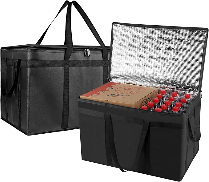 2PK XXXL Insulated Food Delivery Bag by Unknown