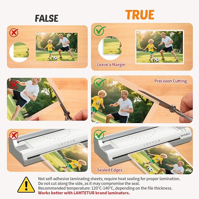 Thermal Laminating Pouches 9" x 11.5" Inches, Holds 8.5 x 11 Inch Sheets - Image 6