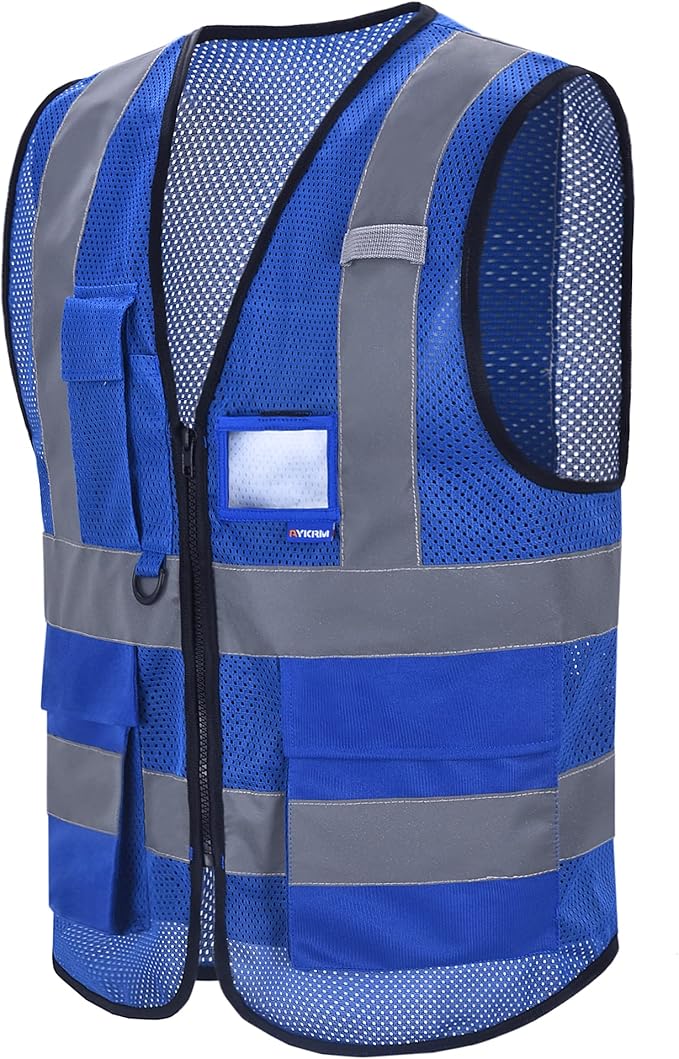 A-SAFETY High Visibility Mesh Safety Reflective Vest - Image 6