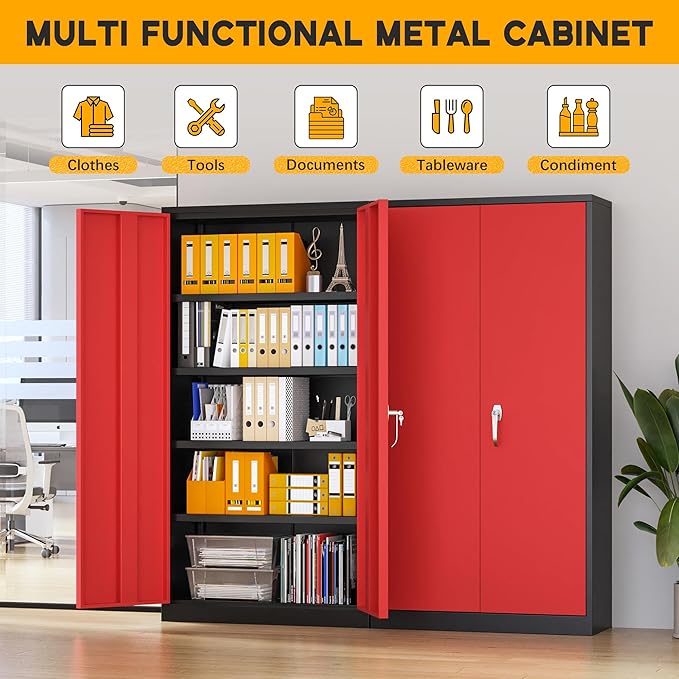Greenvelly Metal Storage Cabinet - Image 5