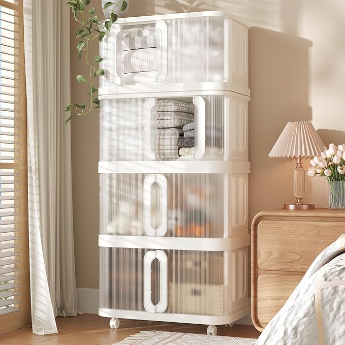 VUSIGN 360 QT Stackable Storage Bins by VUSIGN