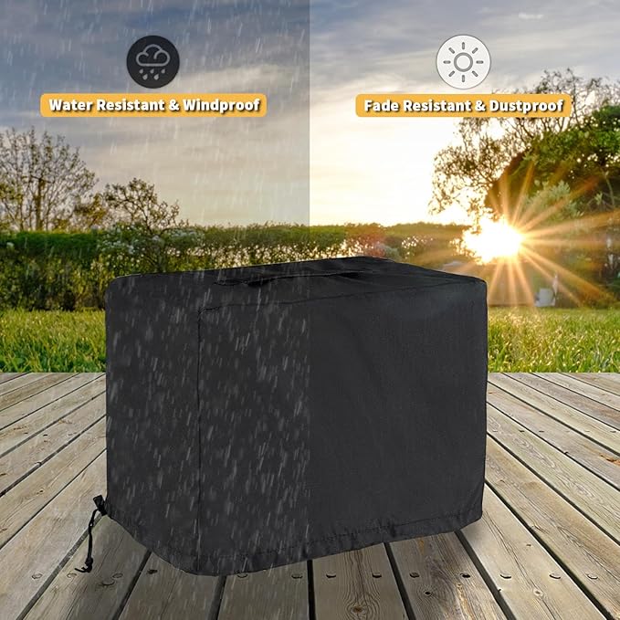 Grill Cover for Royal Gourmet CD1519 Portable Charcoal Grill, Tabletop BBQ - Image 5