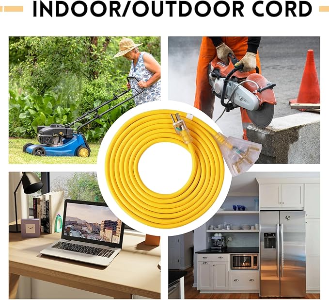 EP 50 Ft Lighted Outdoor Extension Cord - Image 7