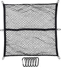 Cargo Net, 47x47 Inch High Elastic Polyester Cargo Netting by Nirelief