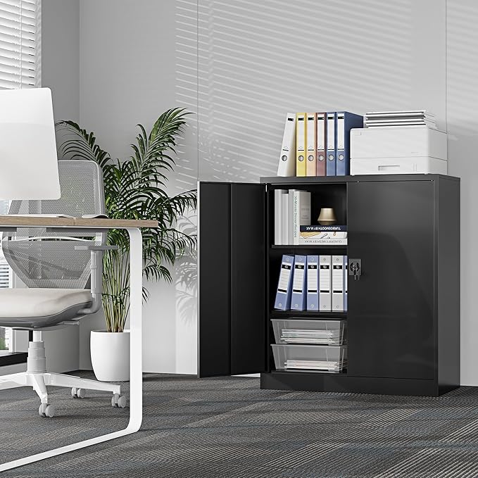 Metal Storage Cabinet, Wide & Deep Storage Cabinet - Image 8