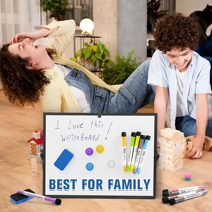 Grtard Dry Erase Magnetic White Board, Portable Small Whiteboard Set, Dry Erase - Image 3