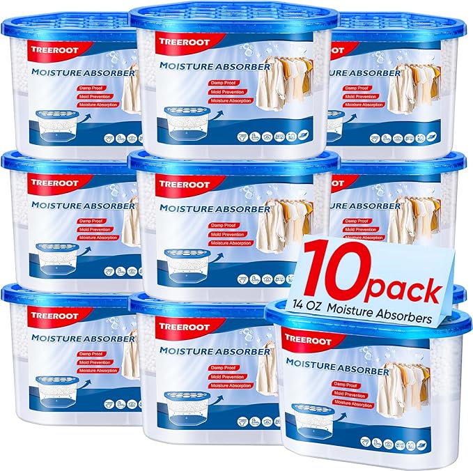 10 Pack Moisture Absorbers, 14 OZ Humidity Absorber Bucket, Moisture Absorbers by Unknown