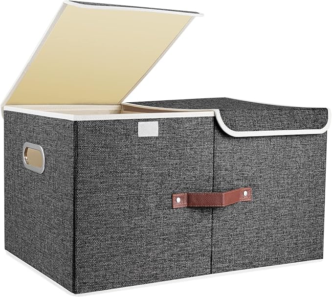 TYEERS Extra Large Collapsible Storage Bins by StorageOrganization