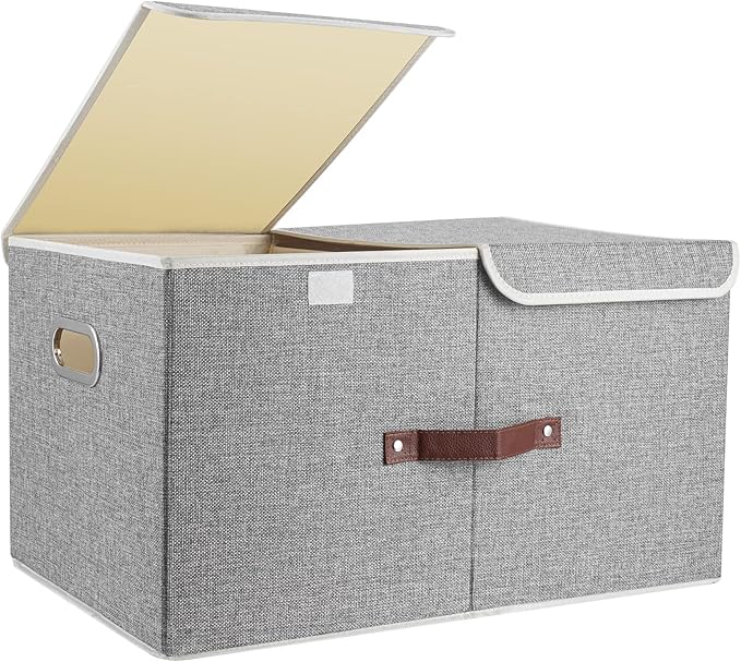 TYEERS Extra Large Collapsible Storage Bins by StorageOrganization
