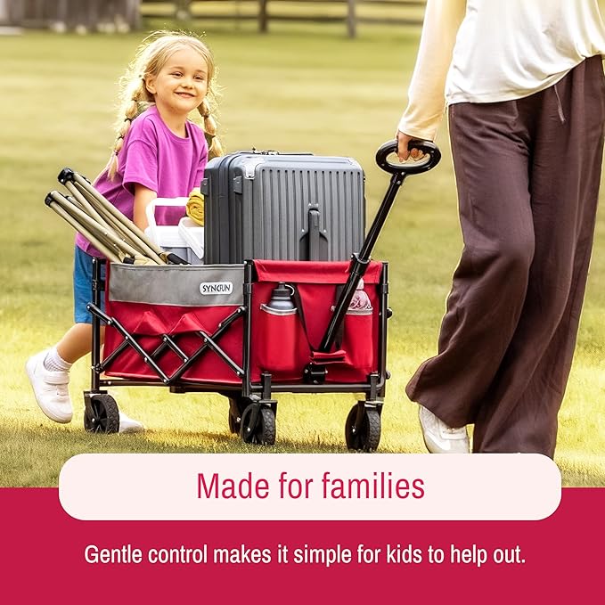 SYNCFUN Collapsible Wagon Cart - Image 8