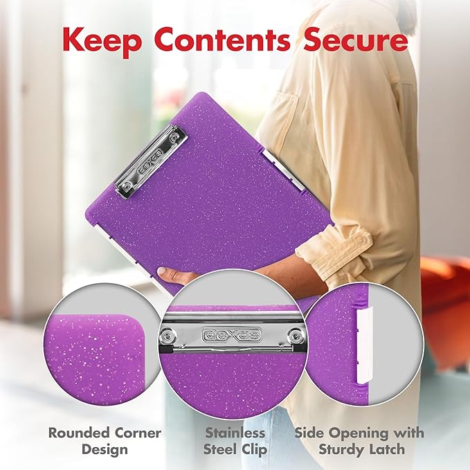 Dexas Slimcase 2 Plastic Clipboard - Image 5