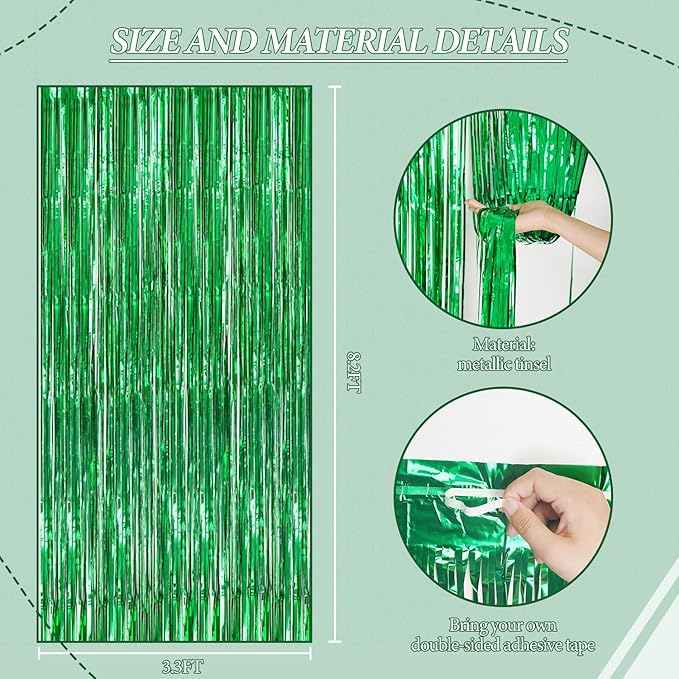 3 Pack Foil Fringe Backdrop - Image 3