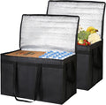 Bodaon 2-Pack Insulated Food Delivery Bag, XXXL Grocery Shopping/Catering/Pizza by Bodaon