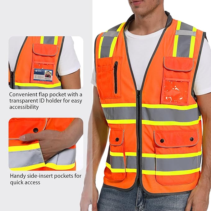 Reflective Safety Vest for Men and Women - Image 2