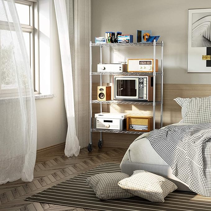 Auslar 4-Shelf Storage Shelves - Image 9