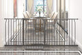 Extra Wide Baby Gate Tension Indoor Safety Gates Black Metal Large Pressure by COSENDBABYGATE