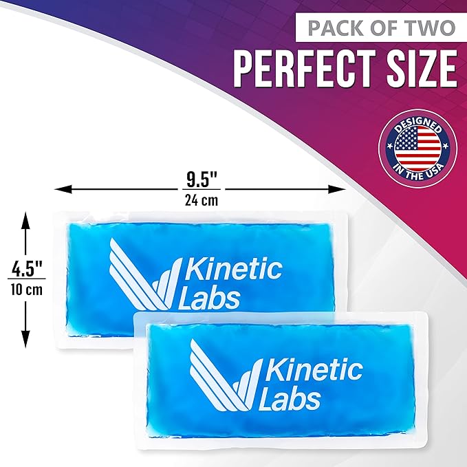 Gel Ice Packs for Injuries Reusable 9.5" x 4.5" – Gel Cold Soft Ice Pack by - Image 4