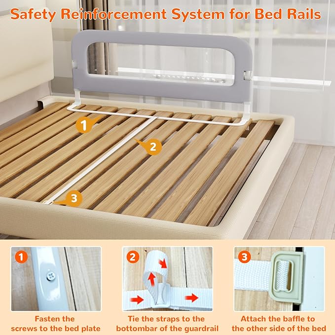 Bed Guard Rail for Toddlers - Image 7