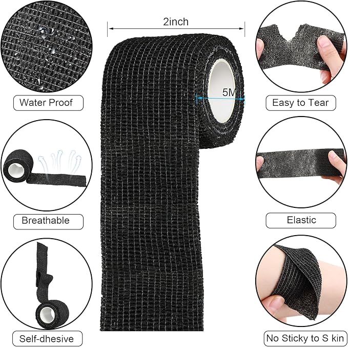 Treela 36 Pcs Self Adherent Bandage 2" X 5 Yard Wrap Breathable Cohesive - Image 2