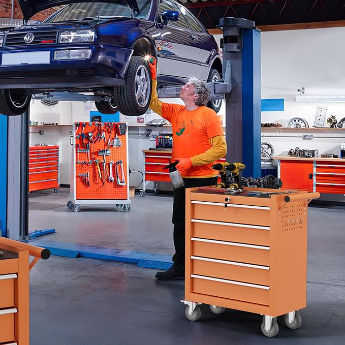 5-Drawer Tool Chest, Rolling Tool Cart - Image 2