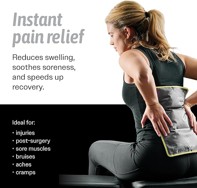 Hot & Cold Reusable Gel Packs Flexible Soft Compress - Image 3