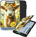 Clipboard with Storage Box & Pen Holder, Heavy Duty Clip Boards 8.5x11 by Unknown