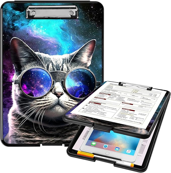 A4 Clipboards, Heavy Duty Waterproof Nursing Plastic Folder Clipboard by Unknown