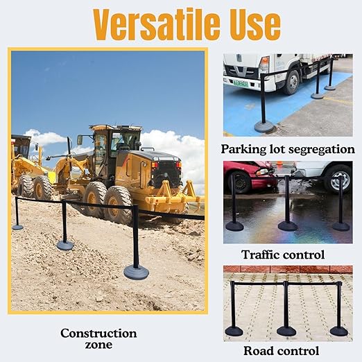6 Pack 42Inch Crowd Control Stanchions - Image 6