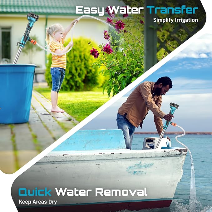 SEESII Cordless Stick Water Transfer Pump, - Image 9