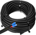 Sasylvia Split Wire Loom Cord Protector Tubing Split Conduit Protector Tubing by Sasylvia