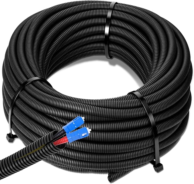 Sasylvia Split Wire Loom Cord Protector Tubing Split Conduit Protector Tubing by Sasylvia
