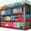 68" Wide Heavy Duty Garage Shelving Units, 4-Tier Deep Storage Shelves by SKZNSA