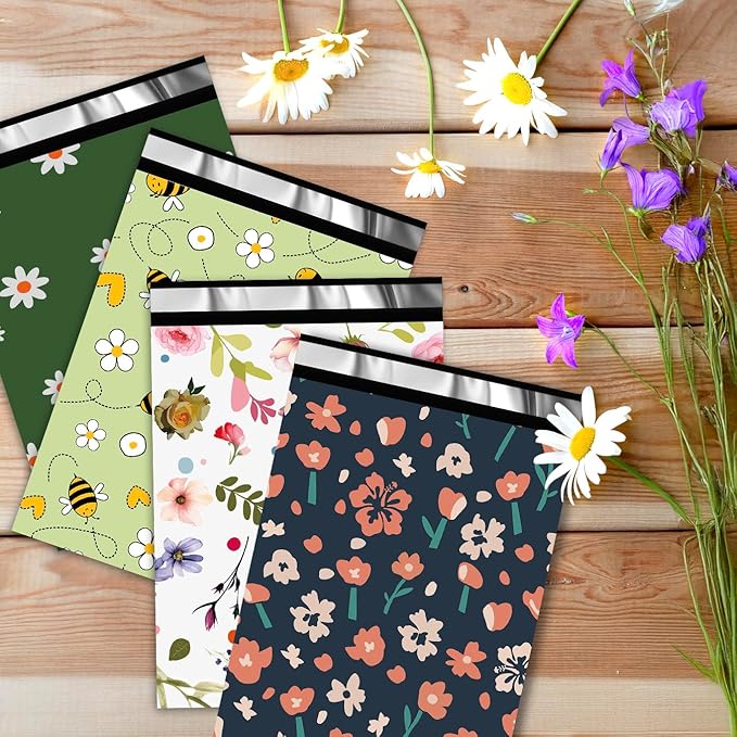 Poly Mailers-10x13 Inch Variety Pack of 100，25pcs Each Print ，Strong Adhesive - Image 5