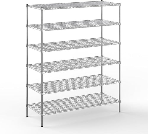 24" Deep x 60" Wide x 74" Height Wire Shelving Kit | 6-Tier | NSF Commercial by Regal+Altair