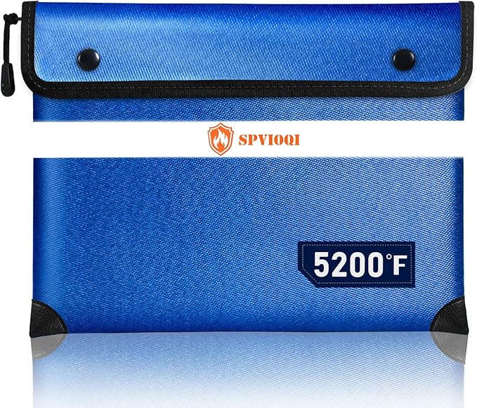 Upgraded Fireproof Document Bag by SPVIOQI