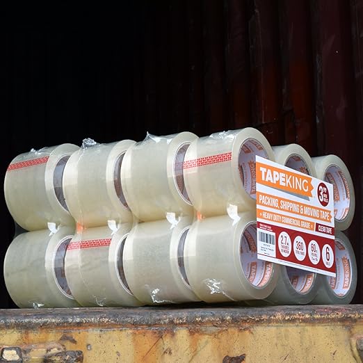 Tape King Clear Packing Tape 3 Inch Wide | Heavy Duty Packing Tape 2.7mil - Image 3