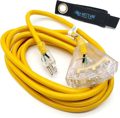 15 ft Outdoor Extension Cord Waterproof by WattsWire