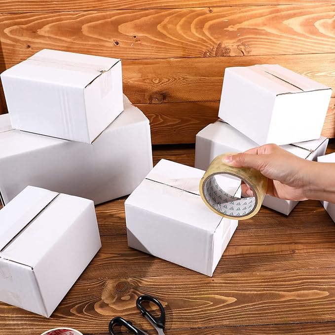 Outus 32 Pack 4 Sizes Shipping Boxes Mailers Corrugated Cardboard Box Kraft - Image 5