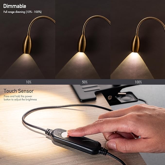 O'Bright Lumos - Versatile Clip-on Lamp: Zoomable Spotlight, Dimmable LED - Image 4