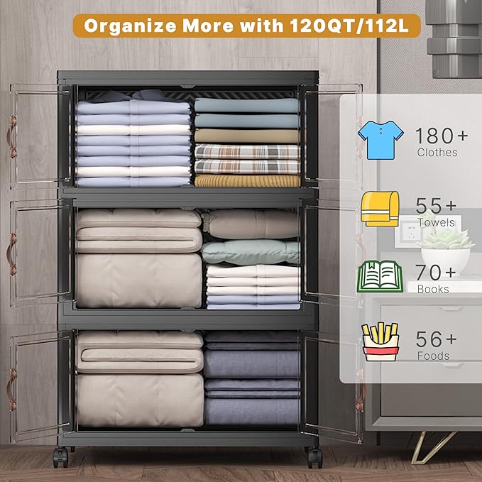 720Qt Stackable Storage Bins - Image 3