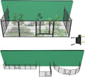 FXW Garden Fence Outdoor for The Yard – 32in x 18.2ft Heavy Duty Metal Animal by FXW