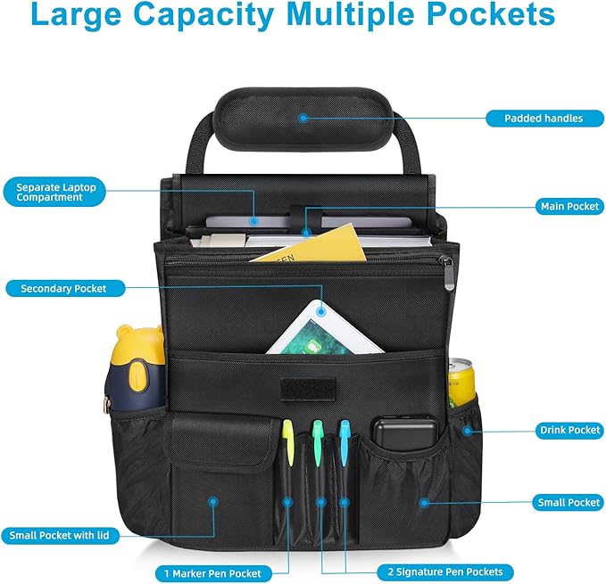 Car Front Seat Organizer| Efficient Car Organizers and Storage | Laptop - Image 4