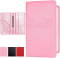 PLOJOP Car Registration and Insurance Card Holder, Leather License Document by PLOJOP
