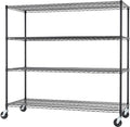 Trinity Basics 4-Tier Adjustable Wire Shelving by TRINITY