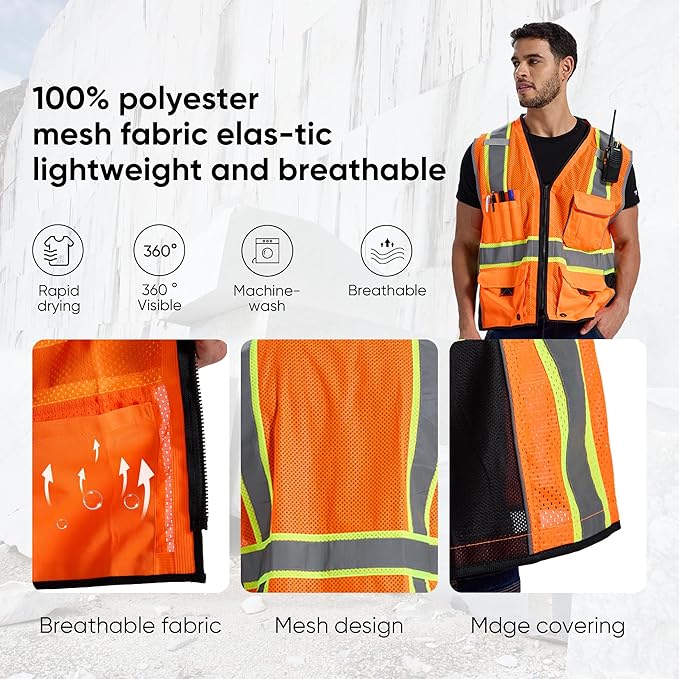 SRsafety High Visibility Vest, Security Vest - Image 5