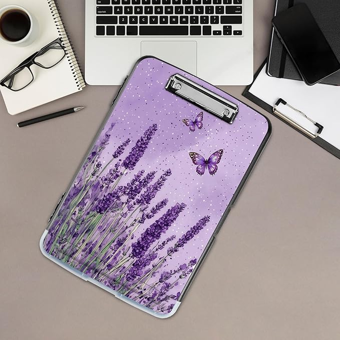 Clipboard with Storage, Office Supplies Nursing Clipboards Folder with Pen - Image 5